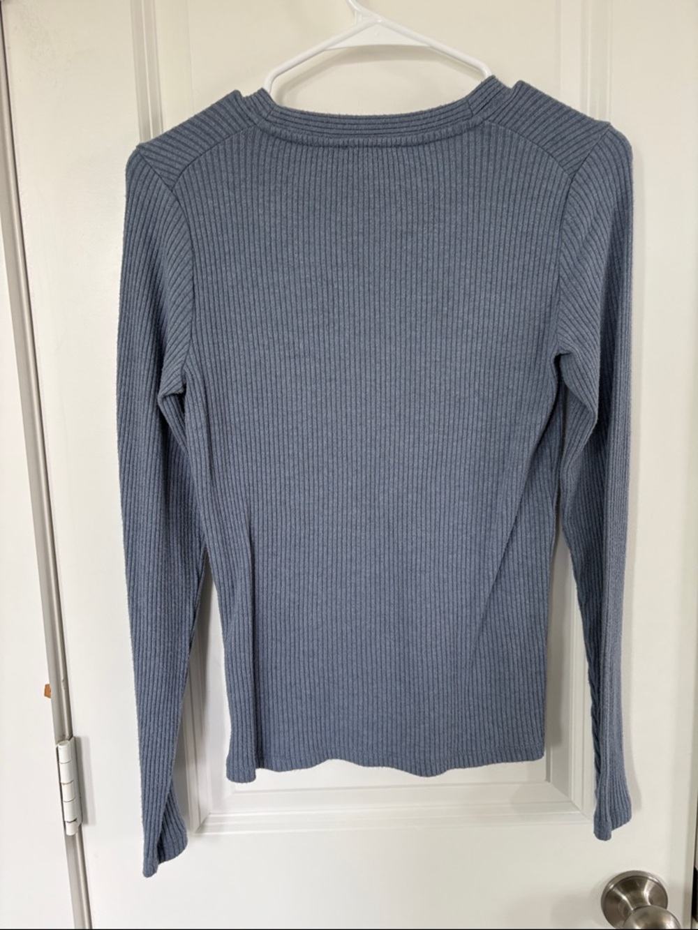 Madewell Soft Ribbed Henley - Picture 4 of 4
